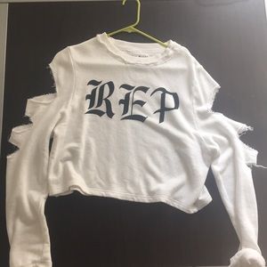 Taylor Swift Reputation Tour distressed sweater